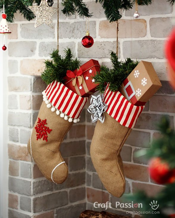 Creative Stocking Decoration for Large Space