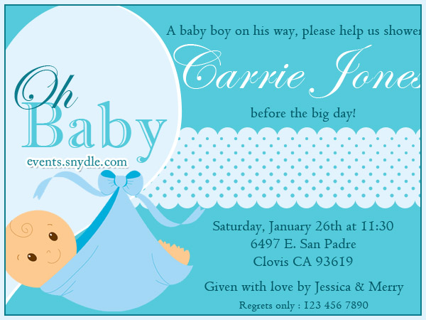 Baby Shower Invitations - Festival Around the World