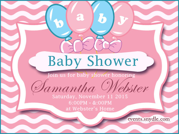 Baby Shower Invitations – Festival Around the World