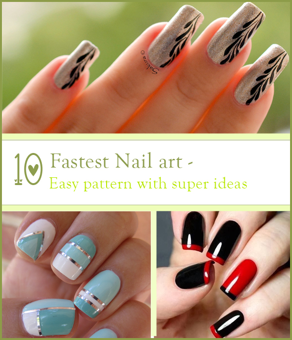 DIY Valentine's Day Nail Art: Hearts and Stripes