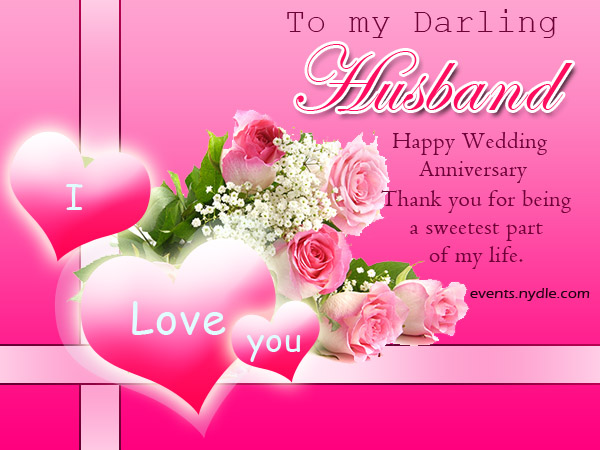 wedding anniversary hubby