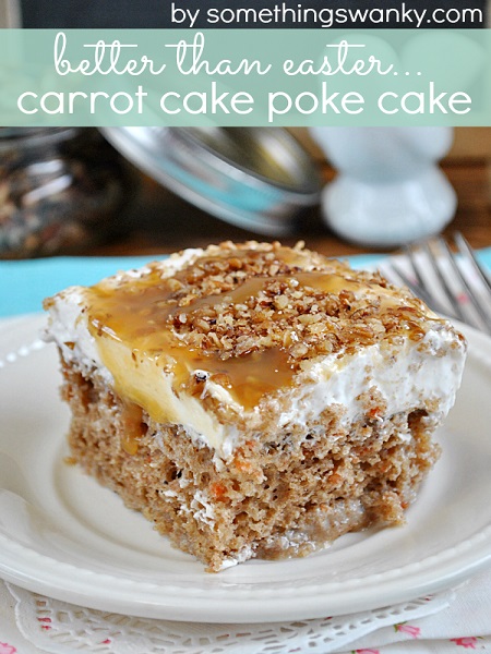 carrot poke cake
