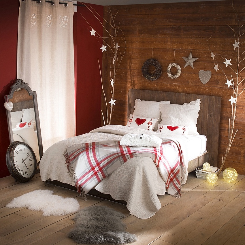 Unique Cute Christmas Bedroom Ideas for Living room