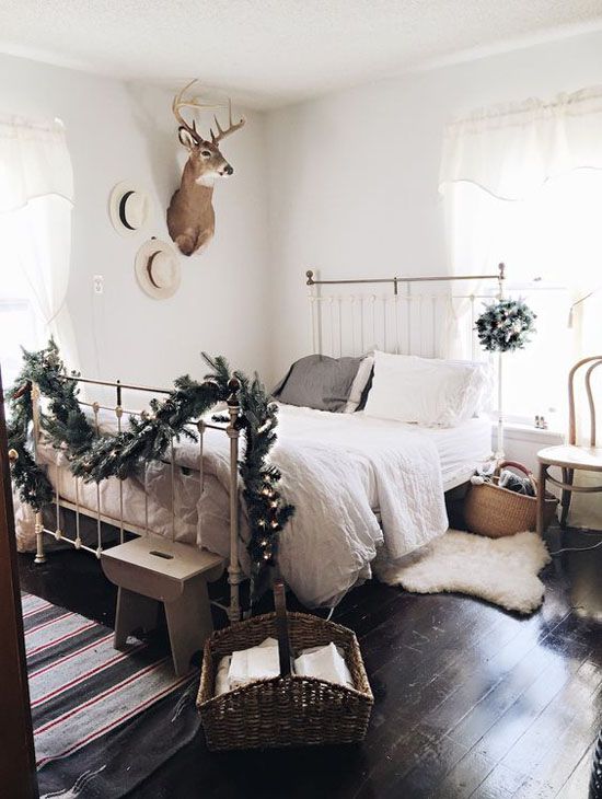 Cozy Christmas Bedroom  Decorating  Ideas  Festival Around 