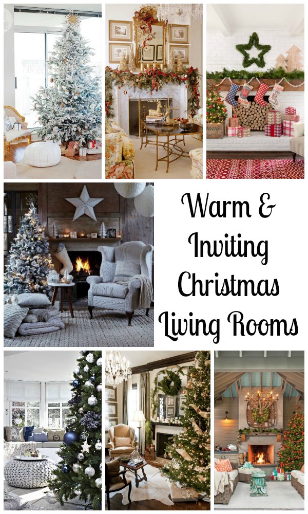 Warm And Inviting Christmas Living Room Decoration Ideas – Festival ...