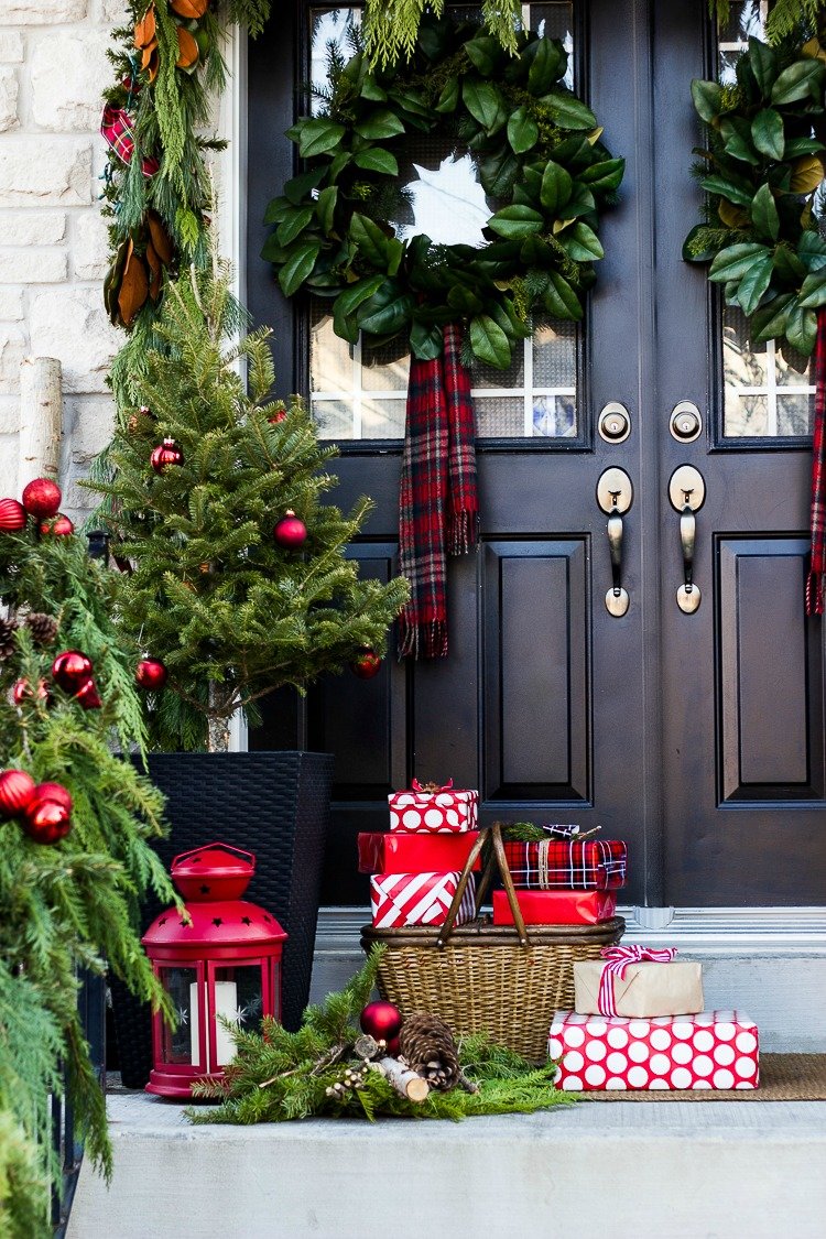 Christmas Decorating  Ideas  For Porch Festival Around the 