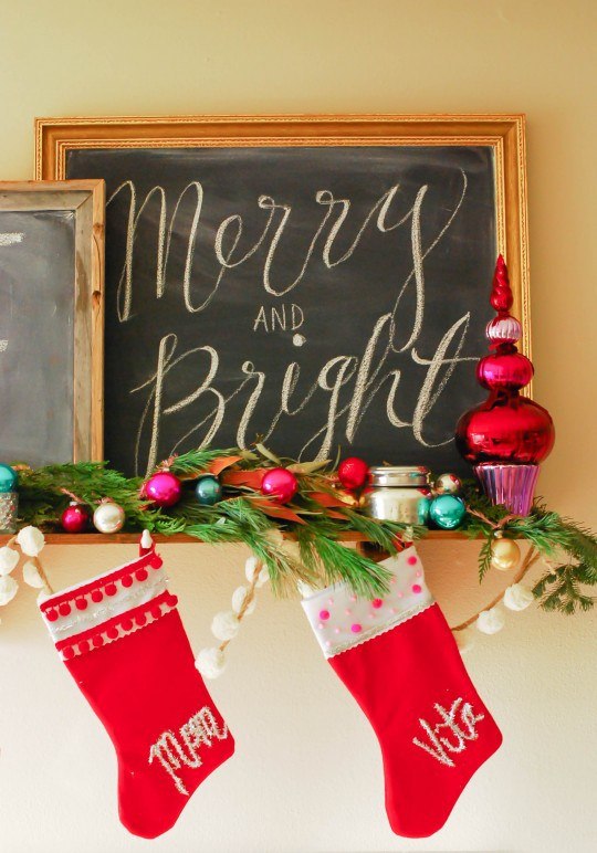 Adorable Christmas Stockings Decoration Ideas - Festival ...