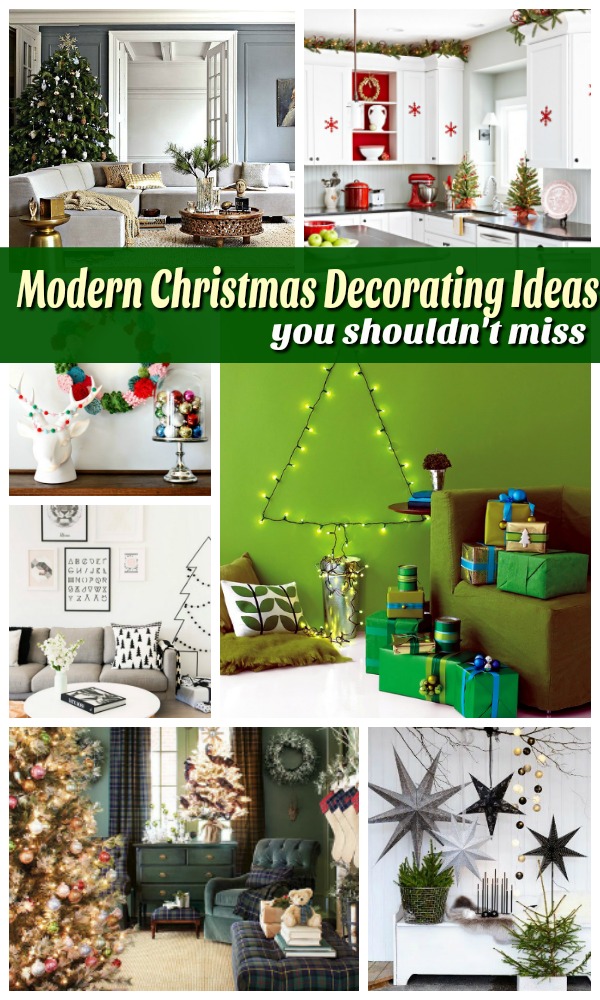 modern christmas decor ideas