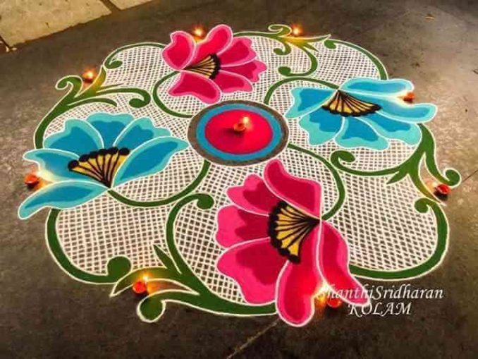 Gorgeous Rangoli Designs And Ideas For Diwali 2017 – Festival Around ...