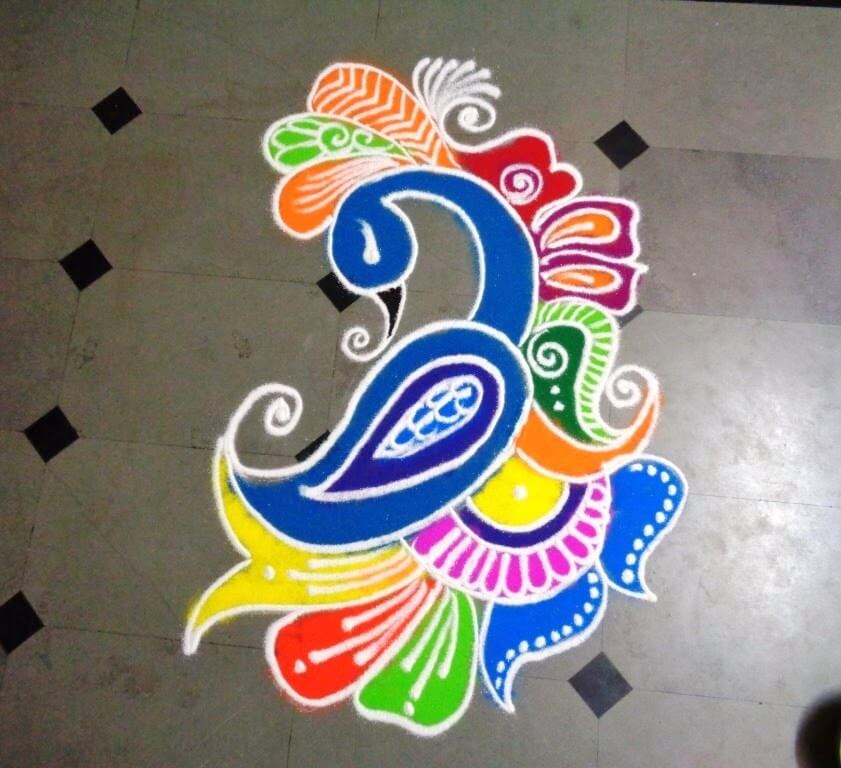 Download Small Diwali Easy And Beautiful Rangoli Designs PNG